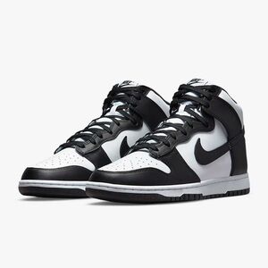 NIKE | Dunks High Retro Men’s unisex black white (Panda)  | Sz 8.5